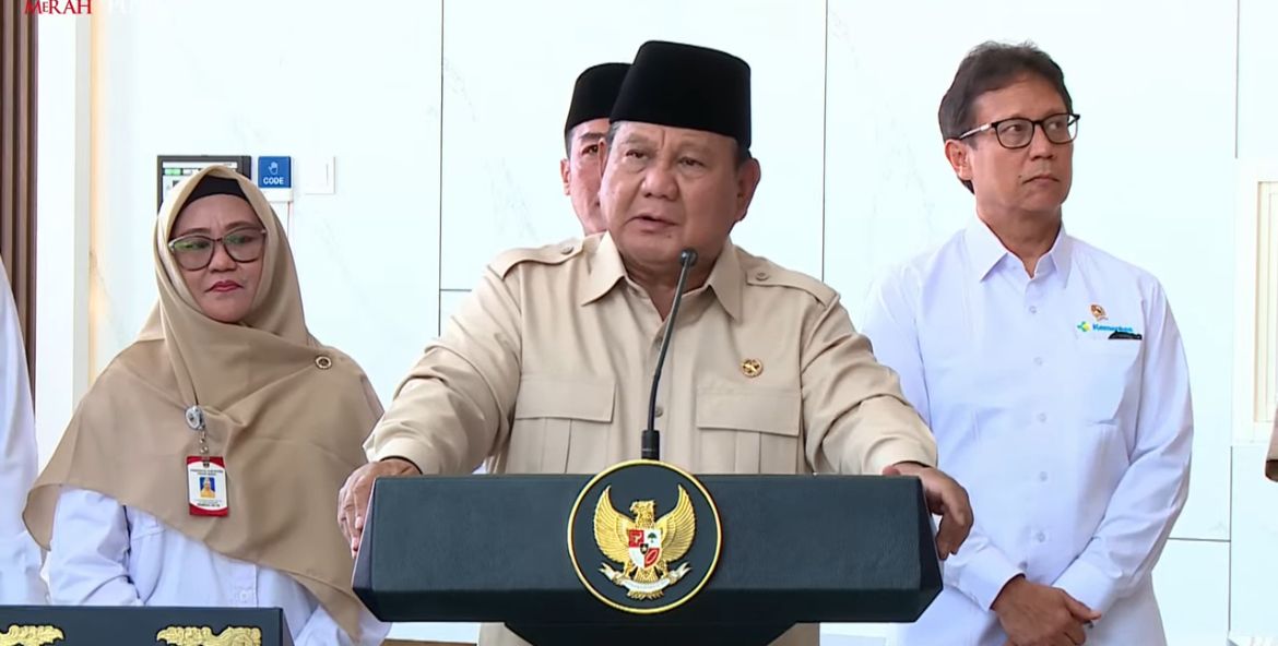 Prabowo Subianto di Peresmian RSUD Lampung <b>(Istimewa)</b>
