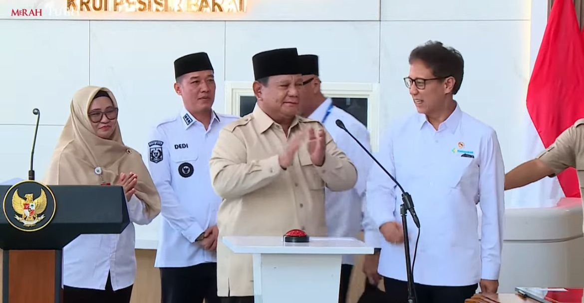 Prabowo Subianto di Peresmian RSUD Lampung <b>(Istimewa)</b>