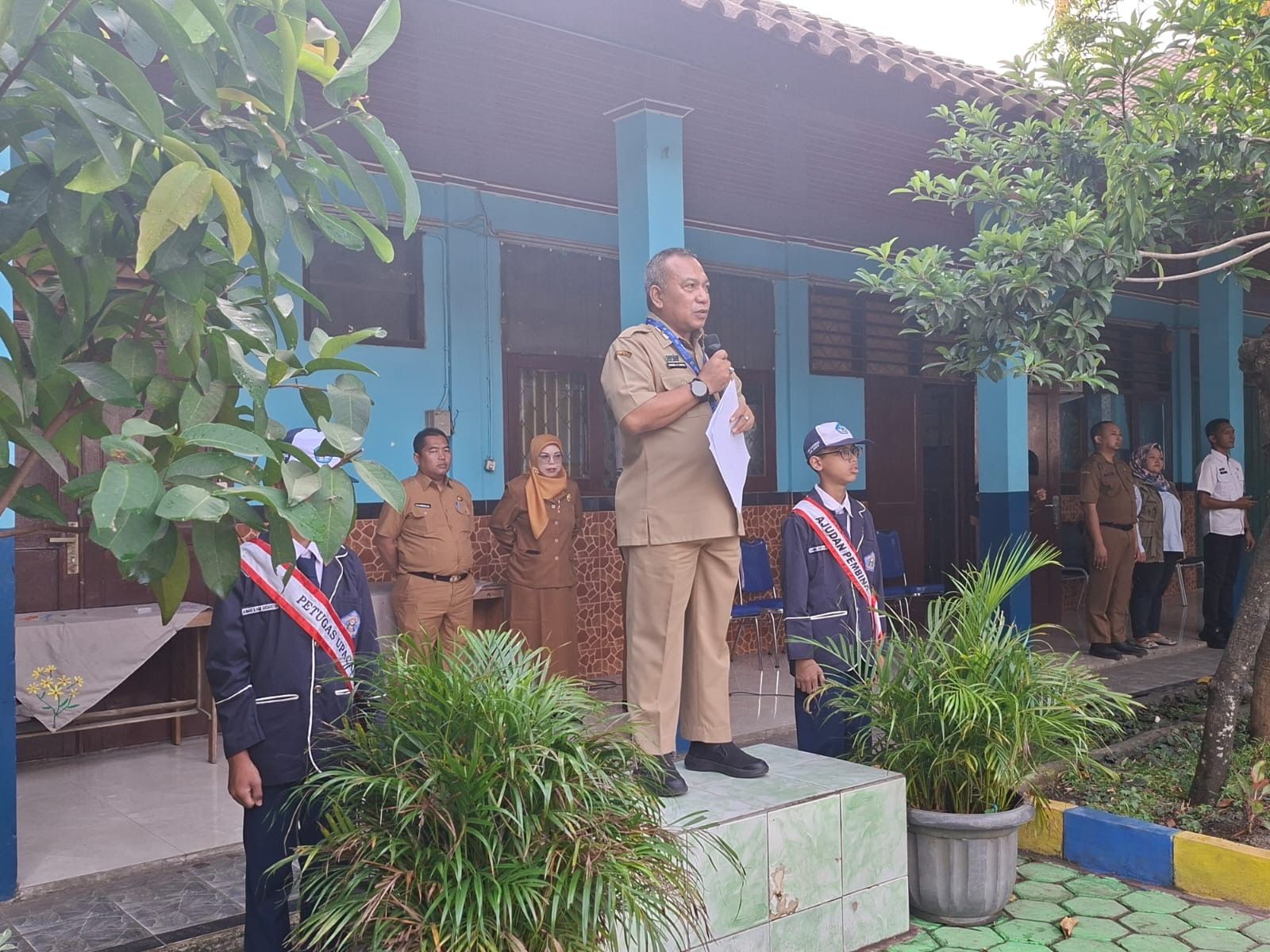 Kadiskominfo Sampaikan Empat Pesan Penting Bupati Bogor kepada Siswa SMPN 1 Klapanunggal <b>(Diskominfo Kabupaten Bogor)</b>