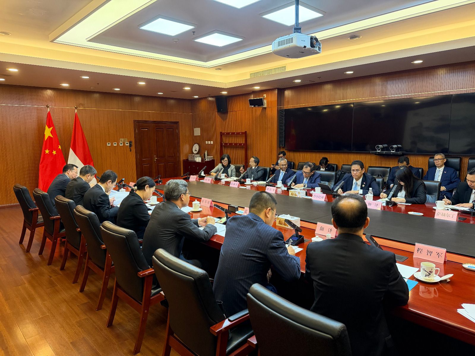 Menteri Keuangan (Menkeu) Purbaya Yudhi Sadewa dalam pertemuan bilateral dengan Menkeu Republik Rakyat Tiongkok (RRT), Lan Fo'an, pada Rabu 17 Juni 2026