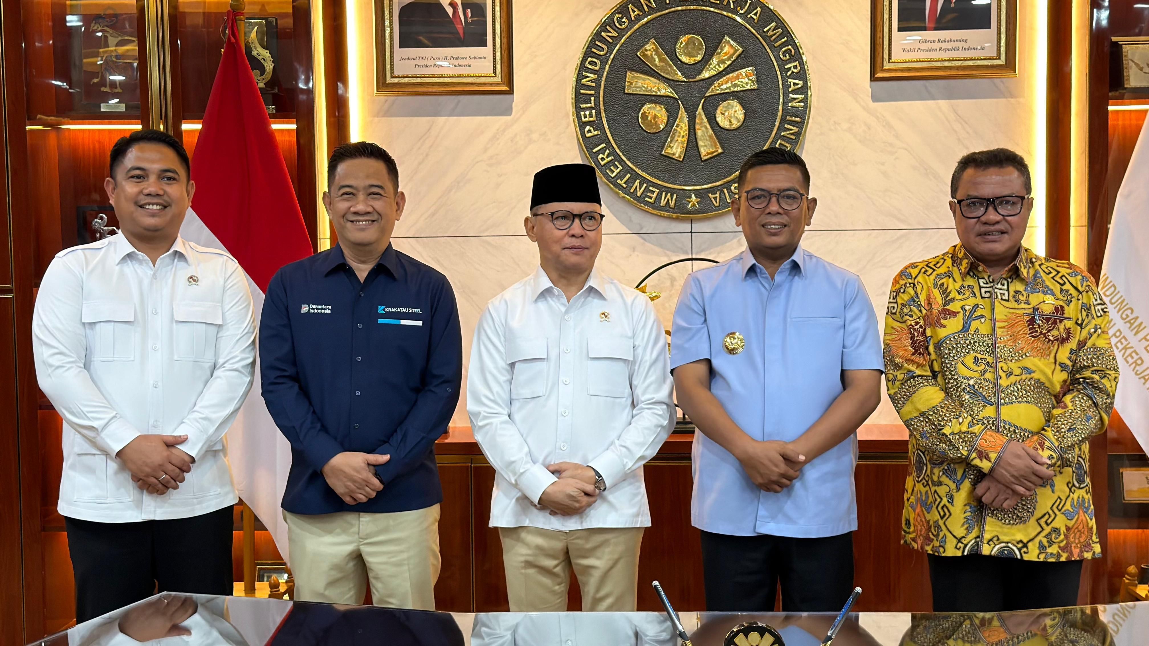 Cetak Global Talent, Kementerian P2MI Gandeng Krakatau Steel, Pemprov Banten dan IKA UNTIRTA. <b>(Kementerian P2MI )</b>