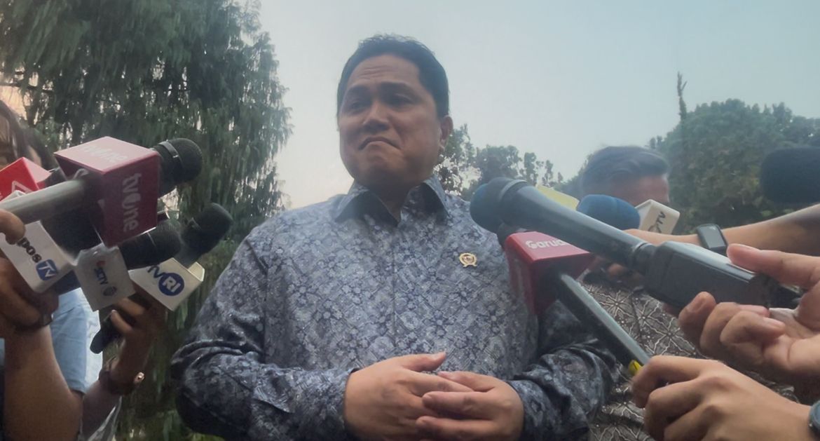 Menpora Eric Thohir dan Pelatih Timnas John Herdman tiba di Hambalang <b>(NTVnews)</b>