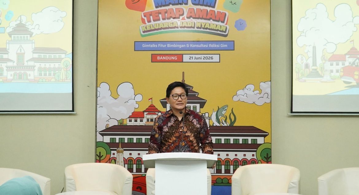 Sonny Hendra Sudaryana selaku Direktur Pengembangan Ekosistem Digital, Kementerian Komunikasi dan Digital, Kementerian Komunikasi dan Digital (Komdigi) menyampaikan sambutan dalam acara Gimtalks DARA: Main Gim Tetap Aman, Keluarga Jadi Nyaman.   <b>(Istimewa)</b>