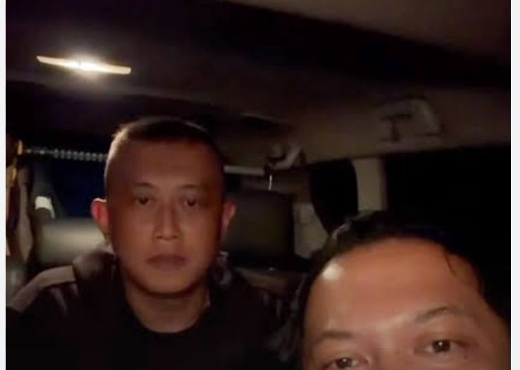 Taufik Hidayat yang berhasil ditangkap polisi. 