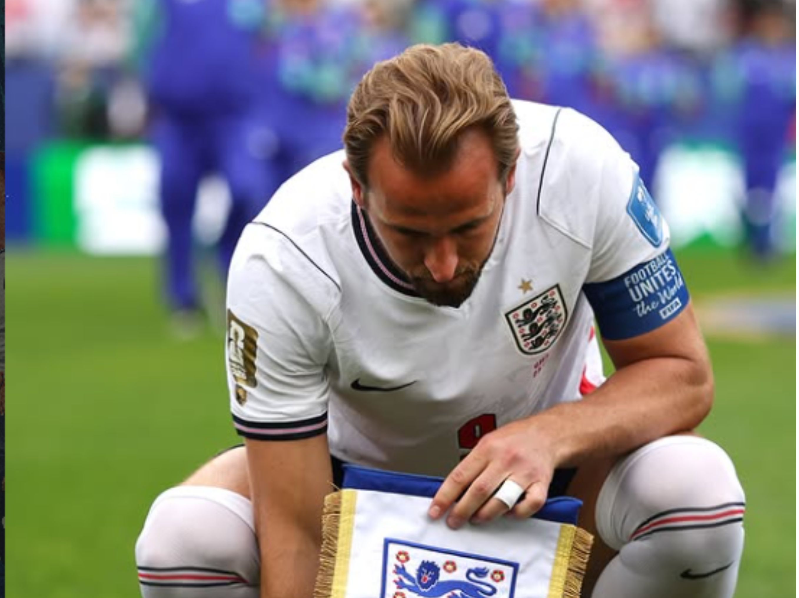Harry Kane, Inggris mengalami kebuntuan menghadapi Ghana yang bertahan total sehingga hanya bisa seri 0-0 pada laga kedua Grup L Piala Dunia 2026 di Stadion Boston, Amerika Serikat pada Rabu. <b>(IG INGGRIS)</b>