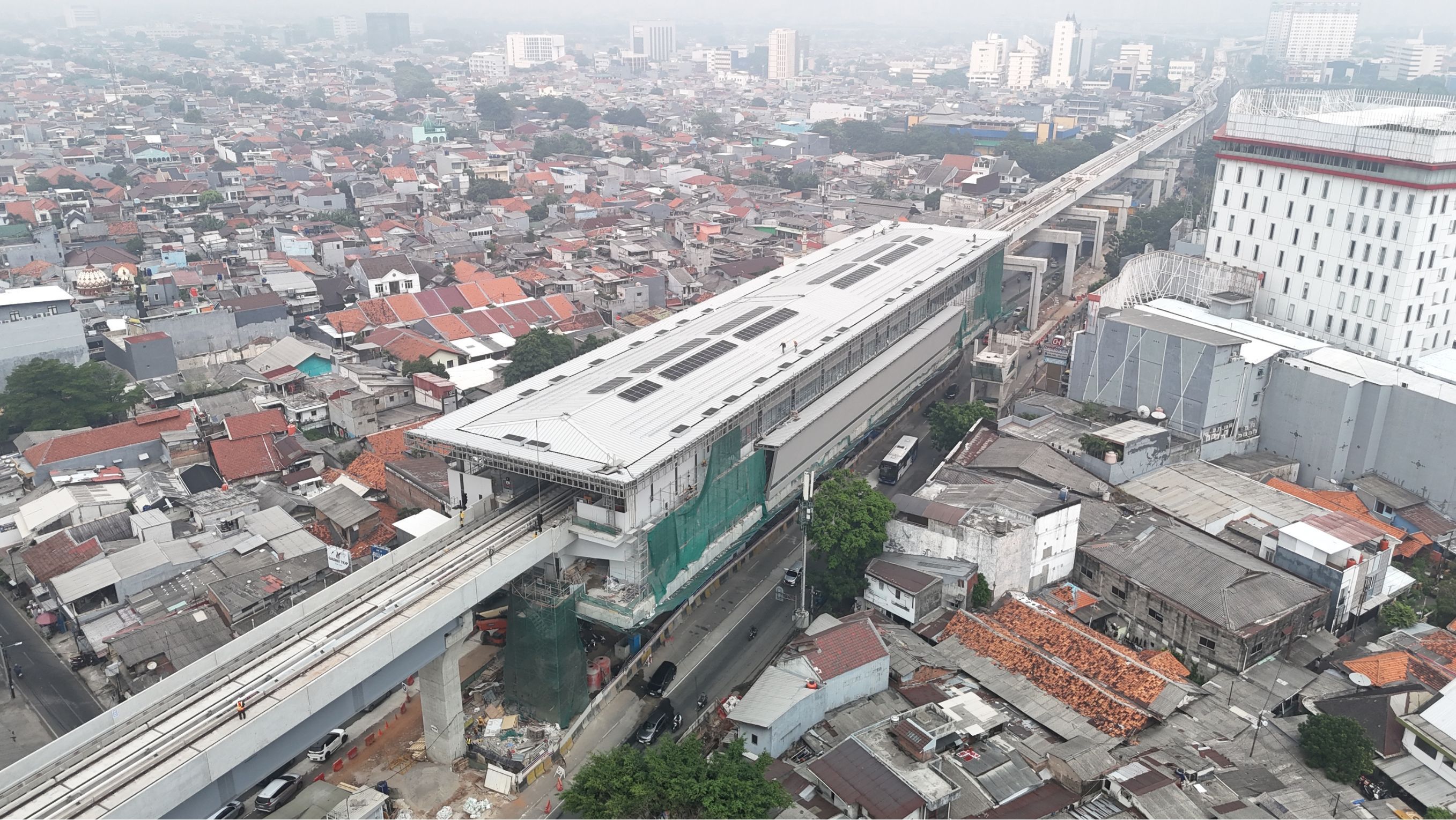 Stasiun Kayu Manis  LRT Jakarta Fase 1B <b>(Dokumentasi:  LRT Jakarta Fase 1B)</b>