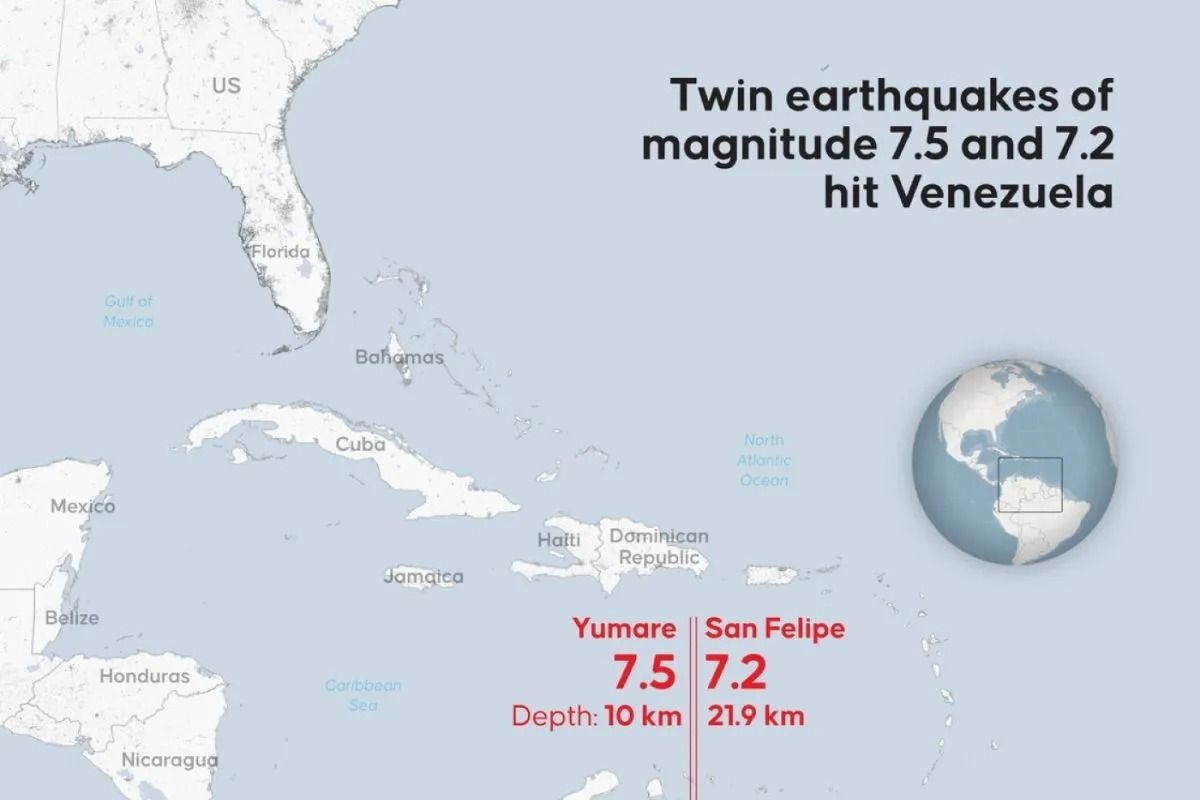 Ilustrasi dua gempa besar di Venezuela.  <b>(Antara)</b>