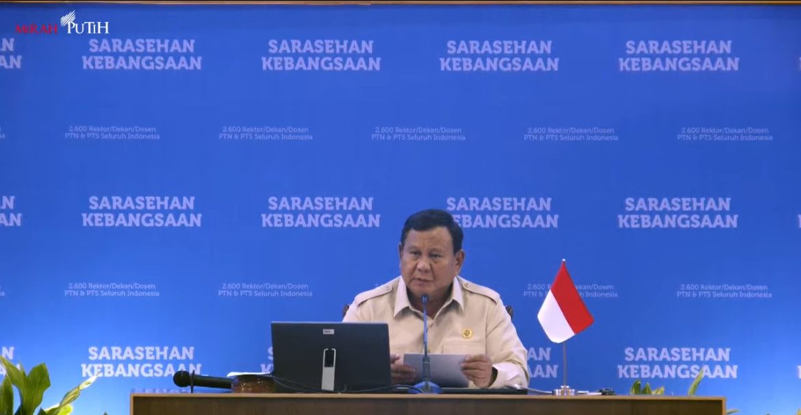 Prabowo Subianto di Penutupan Sarasehan Kebangsaan <b>(Istimewa)</b>