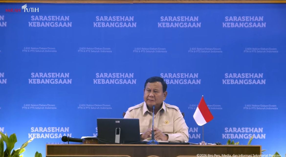Prabowo Subianto di Penutupan Sarasehan Kebangsaan <b>(Istimewa)</b>