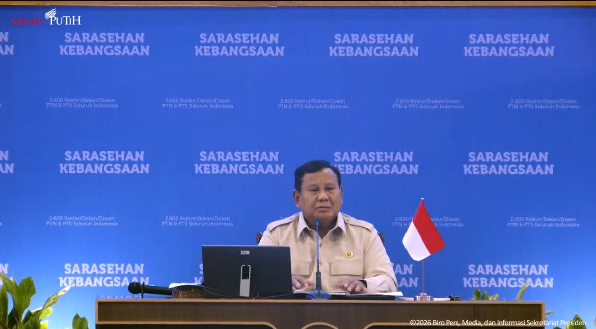 Prabowo Subianto di Penutupan Sarasehan Kebangsaan <b>(Istimewa)</b>
