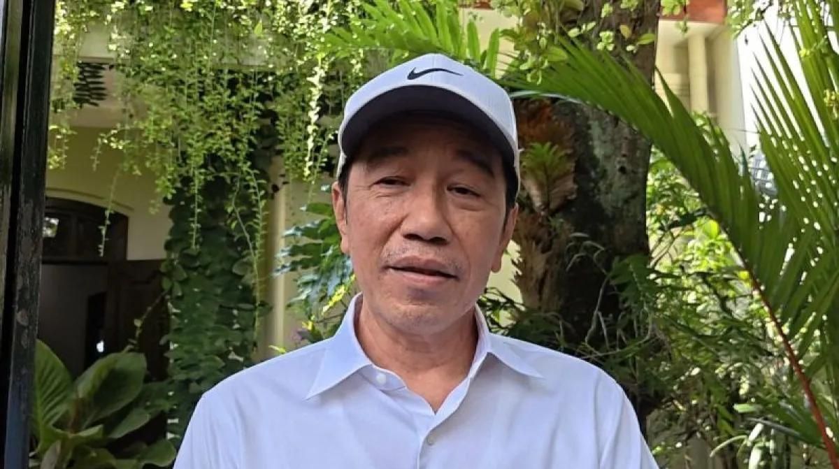 Arsip - Jokowi memberikan keterangan kepada wartawan di Solo, Jawa Tengah, Jumat, 3 April 2026 <b>(Antara)</b>