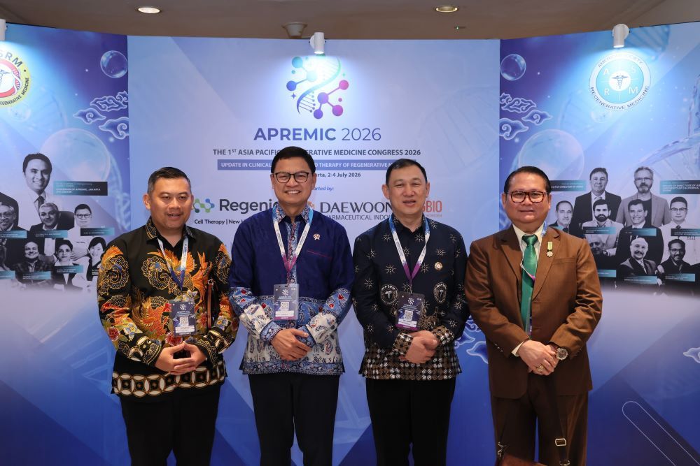 Kepala Badan Pengawas Obat dan Makanan (BPOM) RI, Prof. Taruna Ikrar menjadi pembicara pada Asian Pacific Regenerative Medicine Congress (APREMIC) 2026. (Istimewa)