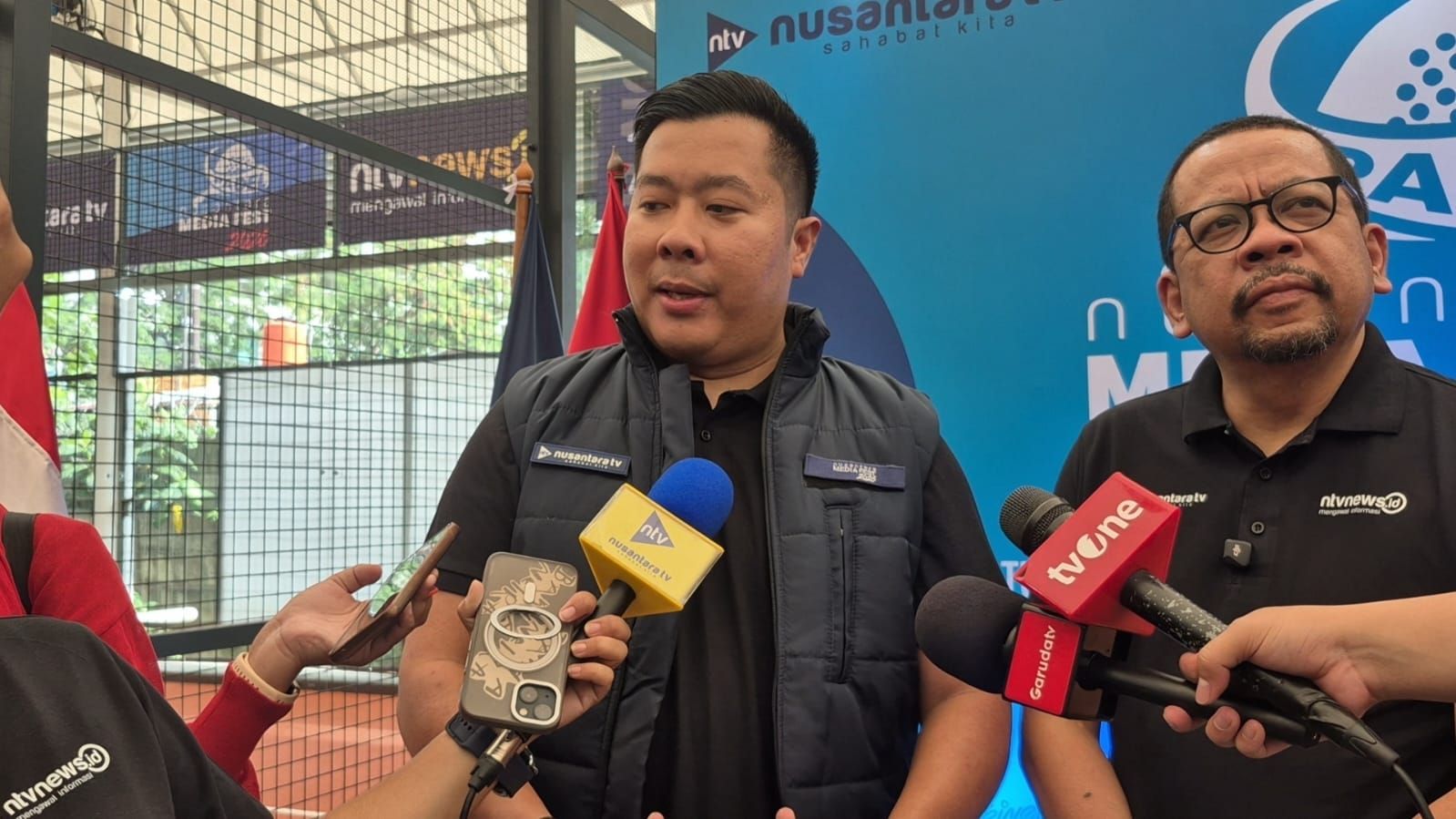Direktur Nusantara TV, Randy Monthonaro Tampubolon <b>(Ntvnews.id-Muslimin Trisyuliono)</b>