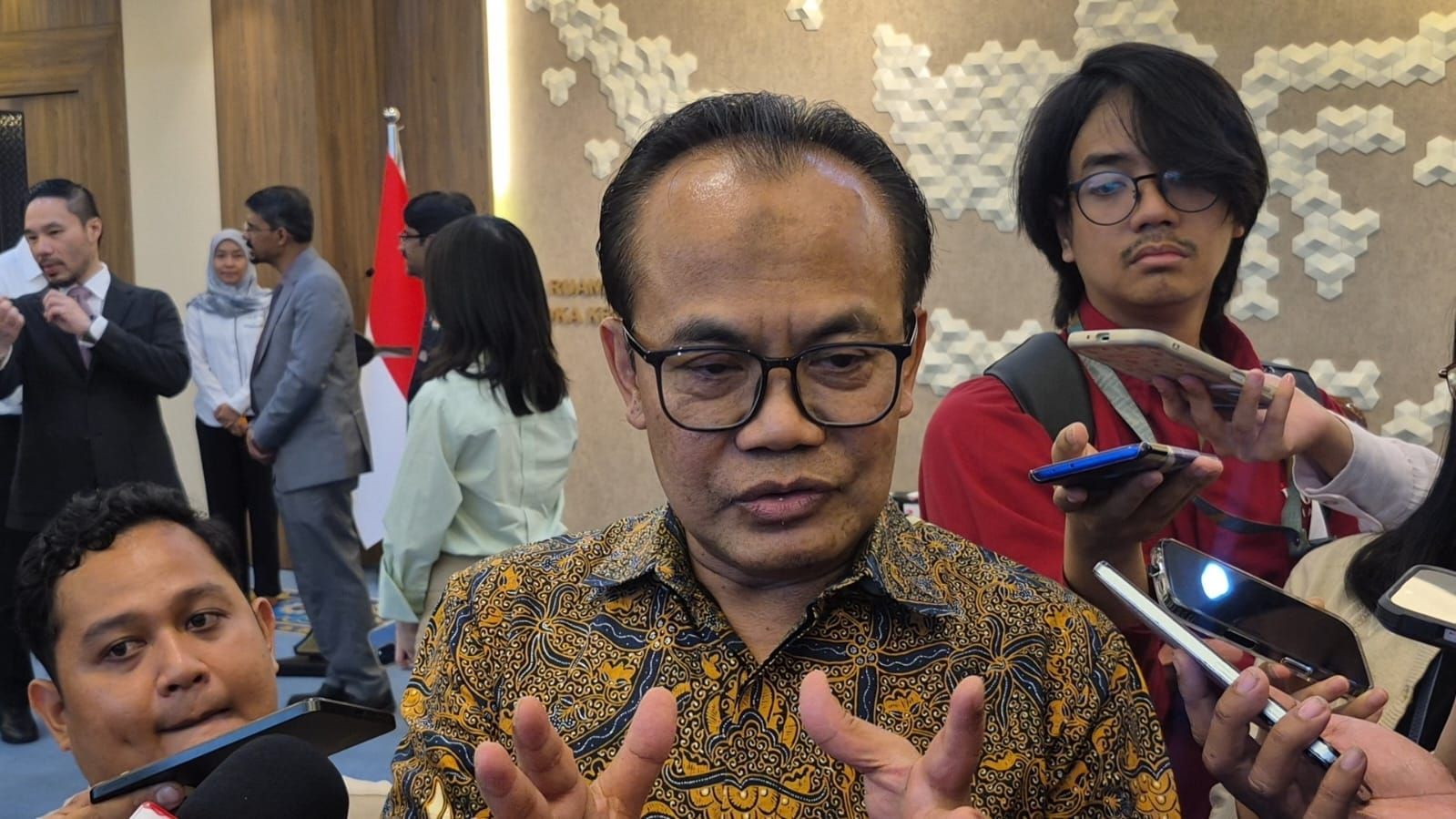 Sekretaris Kementerian Koordinator Bidang Perekonomian (Kemenko Perekonomian), Susiwijono Moegiarso <b>(Ntvnews.id-Muslimin Trisyuliono)</b>