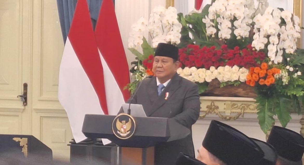 Presiden Prabowo Subian dan PM Narendra Modi di Istana Merdeka <b>(NTVnews)</b>