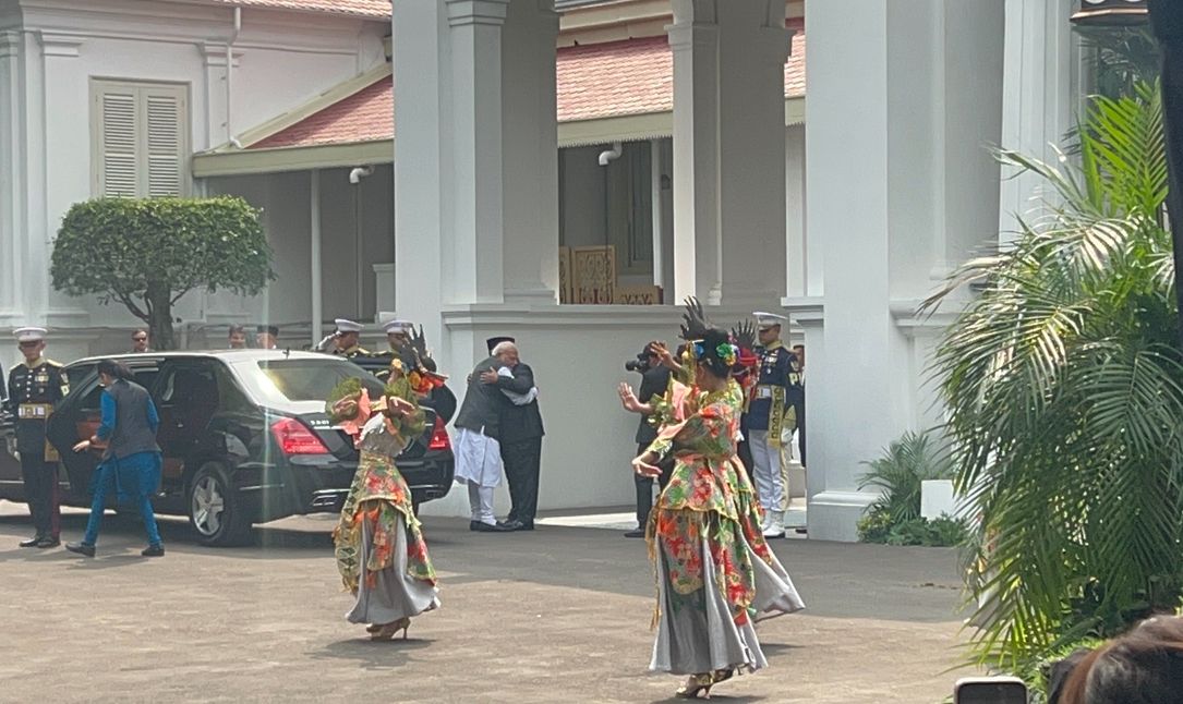 Prabowo Subianto menerima kunjungan kenegaraan Perdana Menteri (PM) India Narendra Modi di Istana Merdeka, Jakarta, Selasa, 7 Juli 2026 <b>(NTVnews.id)</b>