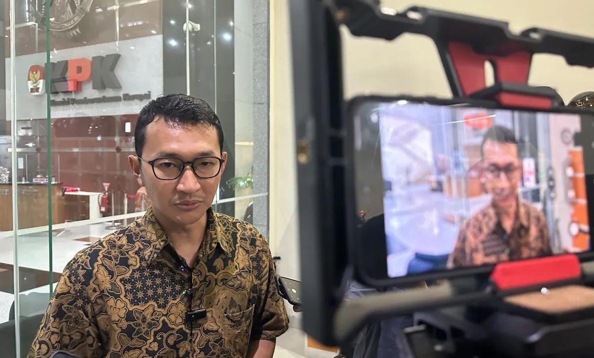 Juru Bicara Komisi Pemberantasan Korupsi (KPK) Budi Prasetyo memberikan keterangan, di Gedung Merah Putih KPK, Jakarta, Selasa, 7 Juli 2026 <b>(Antara)</b>