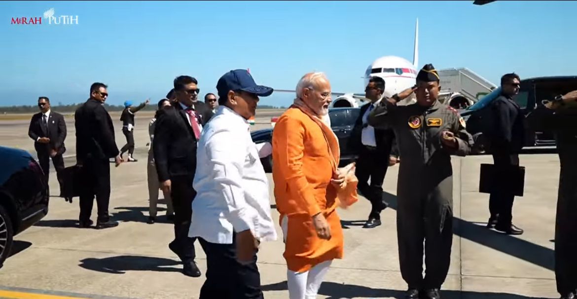 Prabowo Sambut PM Modi untuk Kunjungan ke Candi Prambanan <b>(Istimewa)</b>