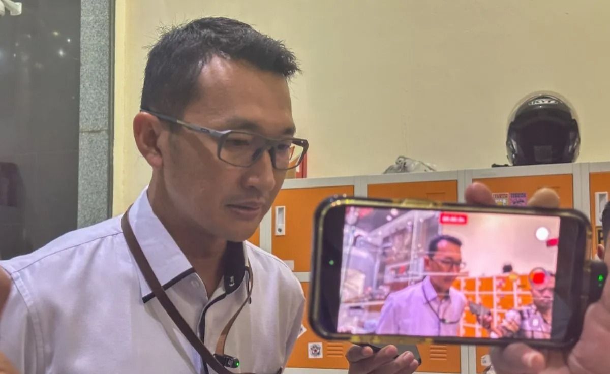 Juru Bicara Komisi Pemberantasan Korupsi Budi Prasetyo memberikan keterangan di Gedung Merah Putih KPK, Jakarta, Senin, 22 Juni 2026. <b>(Antara)</b>