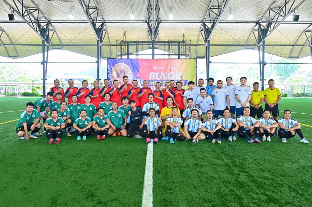 Perum BULOG menggelar BULOG Mini Soccer Fun Match di kawasan Bintaro, Tangerang, Sabtu (11/7).