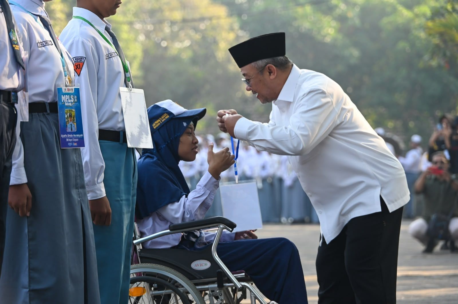 Mendikdasmen tegaskan MPLS Ramah 2026 harus bebas perpeloncoan dan senioritas.