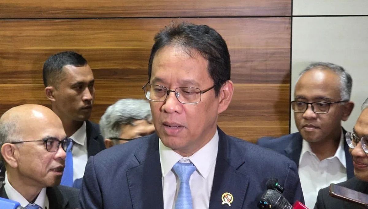 Arsip - Menteri Keuangan Purbaya Yudhi Sadewa saat ditemui di Kompleks Parlemen, Jakarta, Selasa, 14 Juli 2026. <b>(Antara)</b>