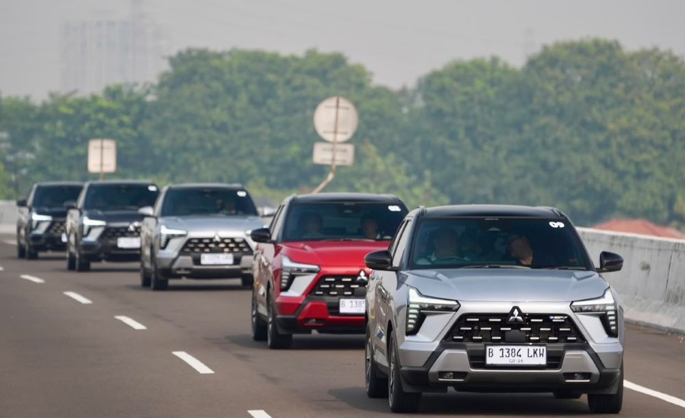 Eksplorasi Mitsubishi New XForce HEV di rute Jakarta-Karawang. (Foto: Dok/Istimewa/MMKSI/Adiantoro/NTV)