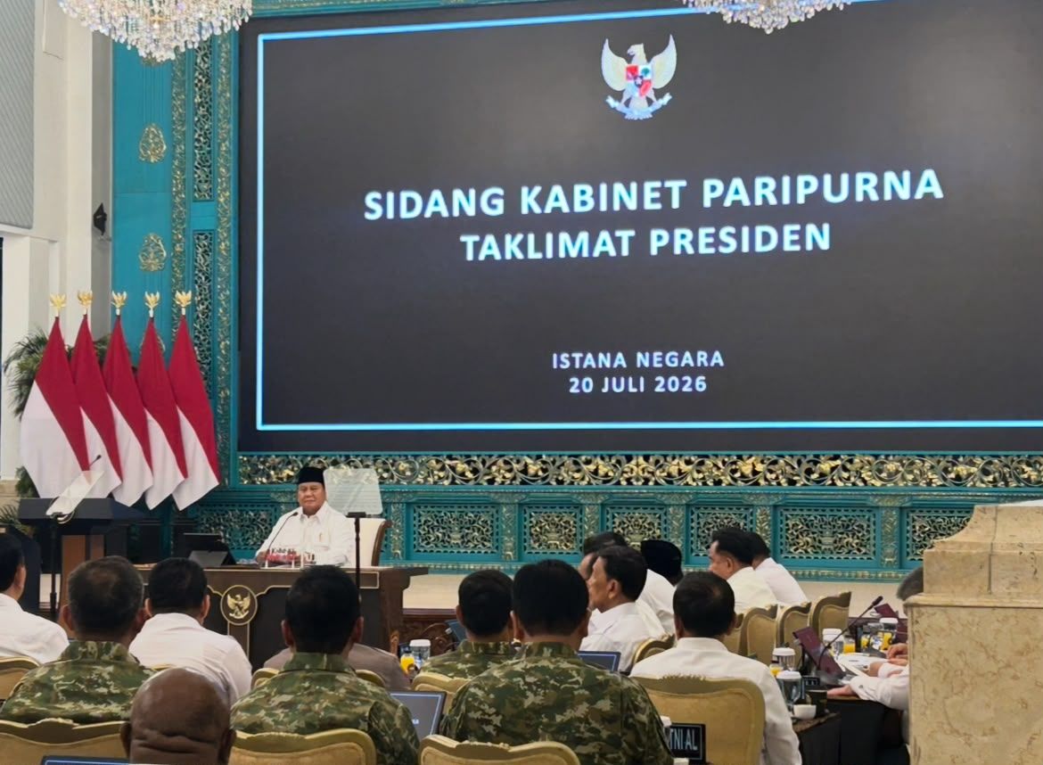 Prabowo Subianto Pimpin Sidang Kabinet Paripurna di Istana Negara <b>(NTVnews)</b>