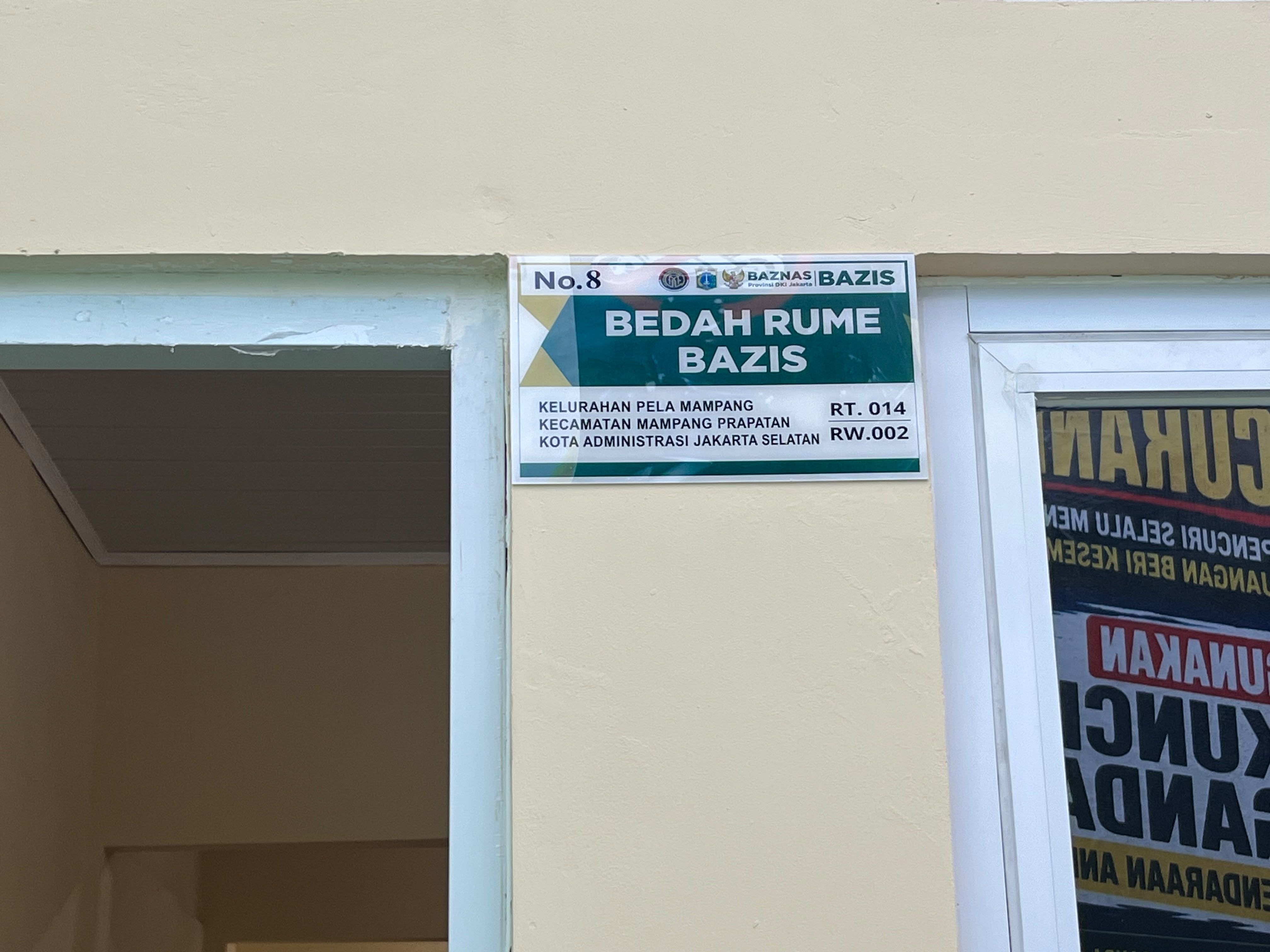 Bangunan bedah rumah di Kawasan Bekas Kebakaran Jalan Bangka III RT 014/RW 002, Kelurahan Pela Mampang, Kecamatan Mampang Prapatan, Jakarta Selatan <b>(NTVNews.id/Adiansyah)</b>