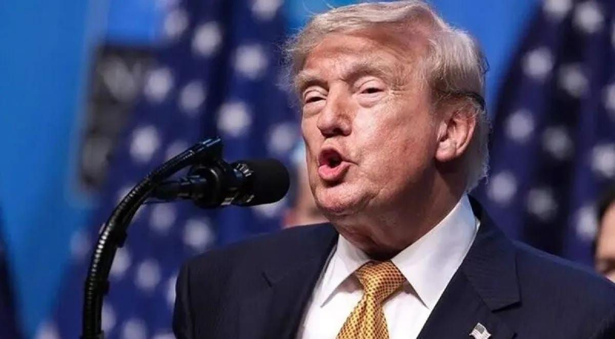 Arsip - Presiden AS Donald Trump menggelar konferensi pers di Kompleks Kepresidenan sebagai bagian dari KTT NATO ke-36 para Kepala Negara dan Pemerintahan di Ankara, Turkiye, pada 8 Juli 2026 <b>(Antara)</b>
