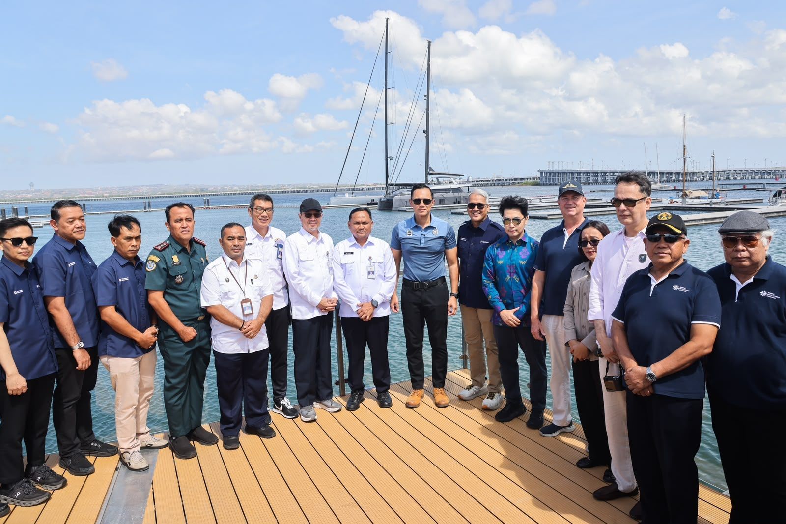 Menko AHY Tinjau Bali Maritime Tourism Hub. <b>(Istimewa)</b>