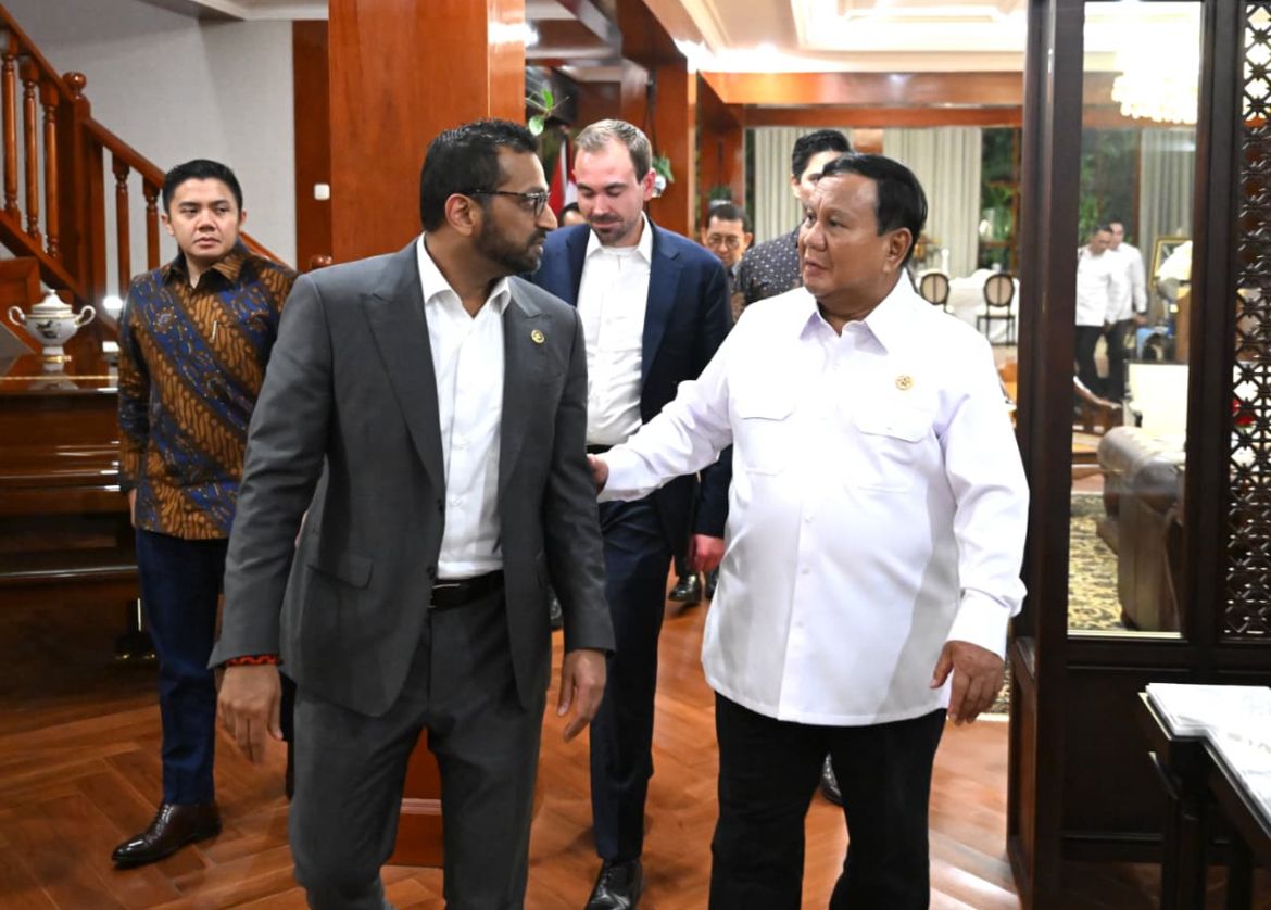 Prabowo Subianto menerima kunjungan kehormatan Direktur Federal Bureau of Investigation (FBI) Amerika Serikat, Kash Patel, di Kertanegara <b>(Istimewa)</b>