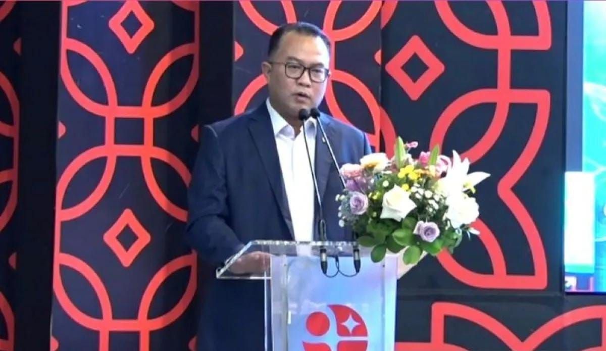 Tangkapan layar - Kepala Badan Riset dan Inovasi Nasional (BRIN) Arif Satria dalam Sidang Terbuka Orasi Ilmiah Profesor Riset di Jakarta <b>(Antara)</b>