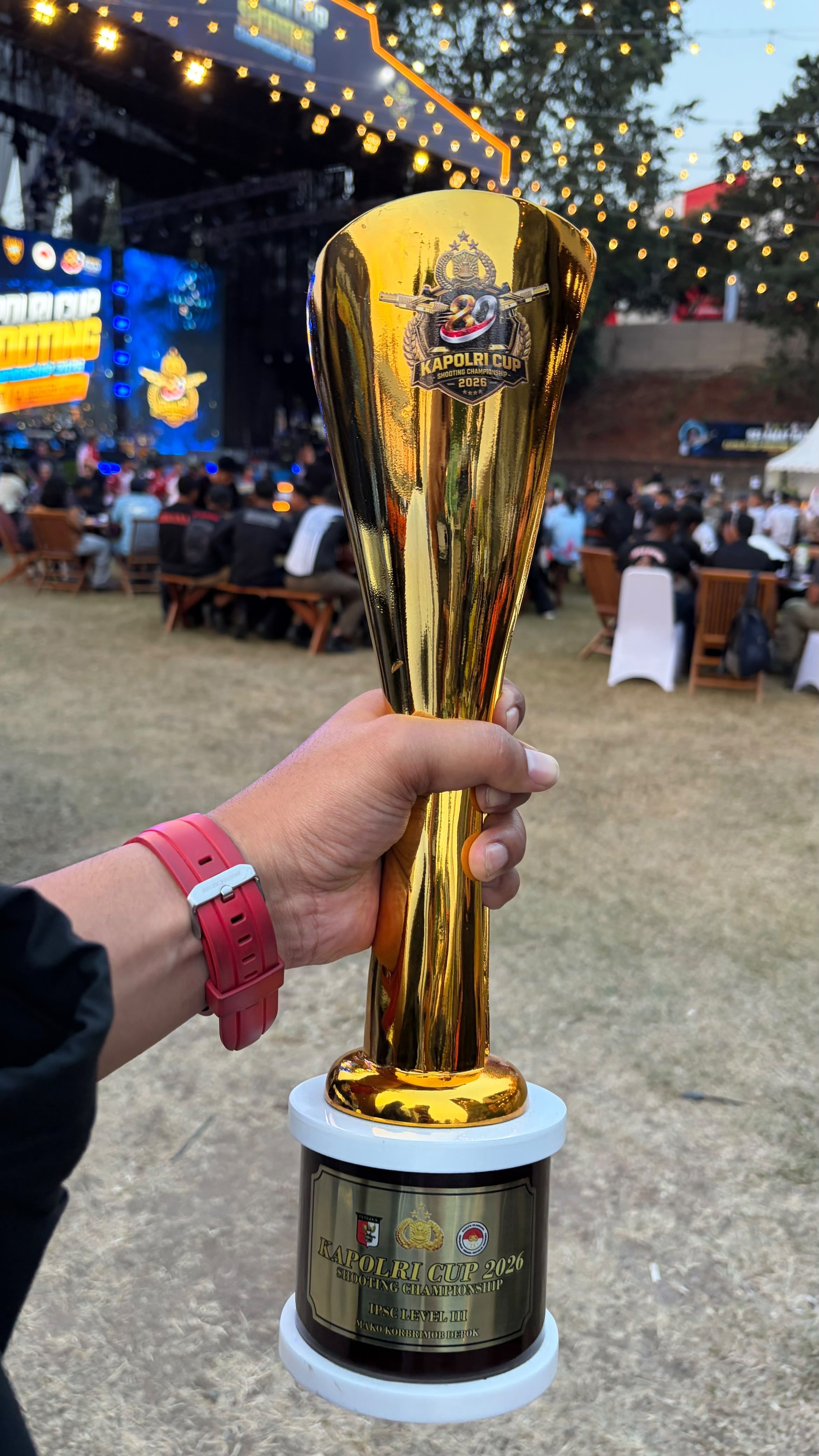 Jurnalis Nusantara TV, Sebastian, sukses meraih gelar juara pada nomor Tembak Presisi 15 Meter Individu Pimred dan Jurnalis dalam ajang Kapolri Cup Shooting Championship 2026. <b>(Ntvnews)</b>