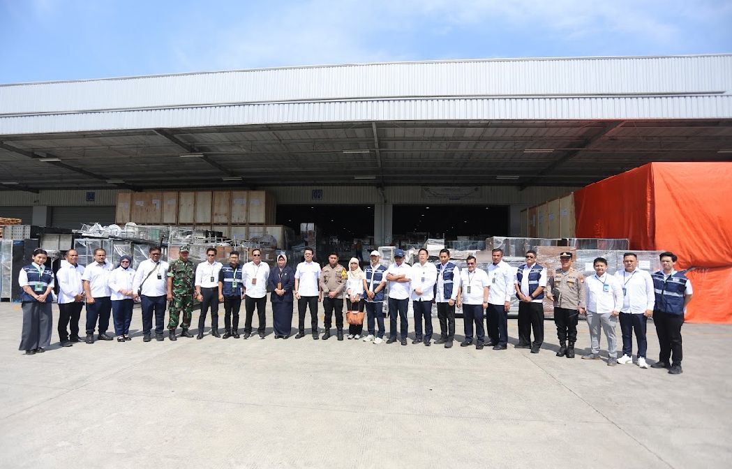 PN Jakarta Pusat meninjau langsung dua gudang penyimpanan Eks Hotel Sultan di Kabupaten Bekasi  <b>(Istimewa)</b>