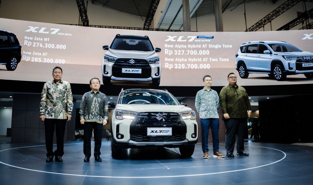 PT Suzuki Indomobil Sales (SIS) meluncurkan Suzuki XL7 terbaru di Indonesia. (Foto: Dok/Istimewa/SIS)