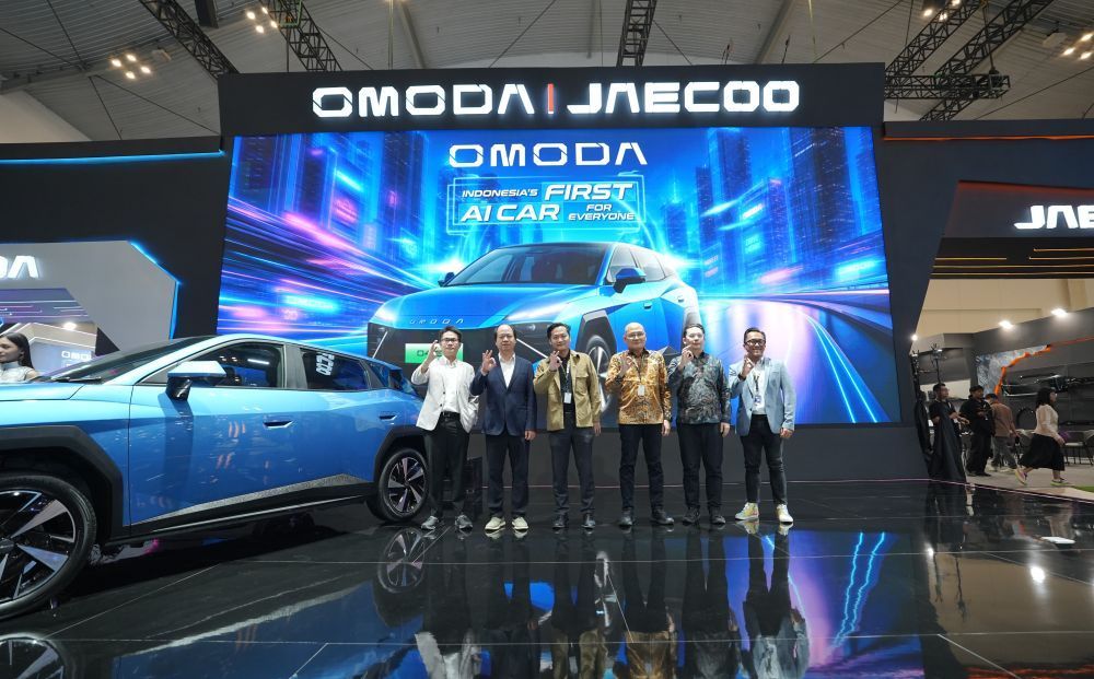 Pemesanan Omoda O4 EV dapat dilakukan melalui booth Omoda dan Jaecoo di GIIAS 2026. (Foto: Dok/Istimewa) 