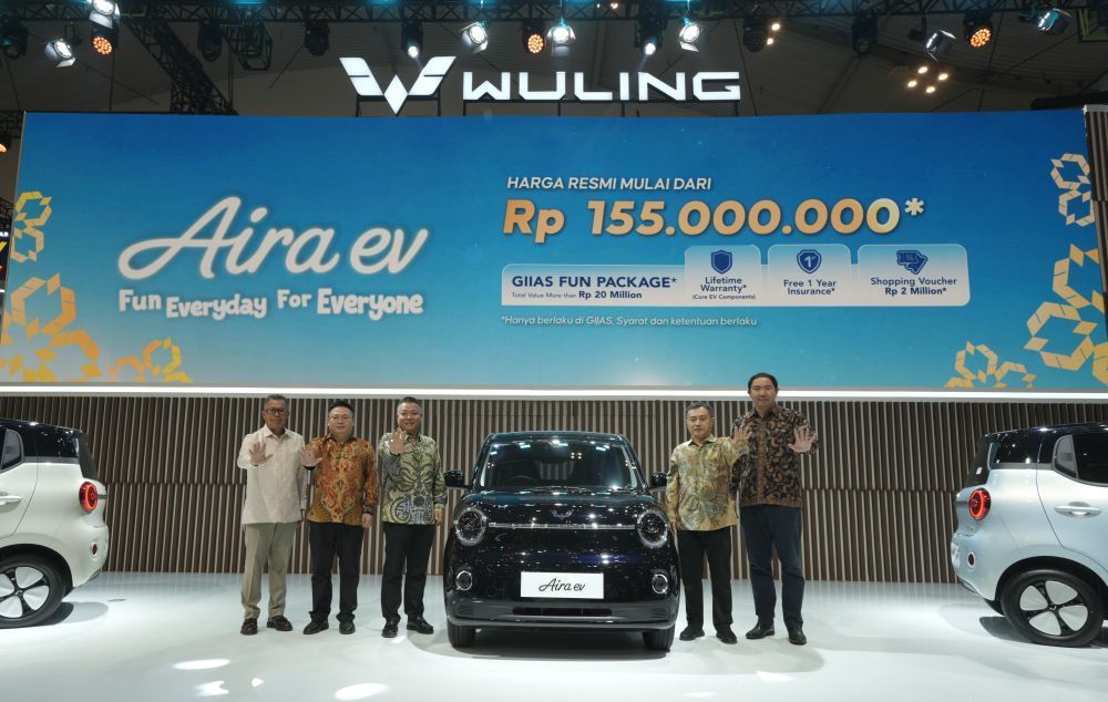 Debut Wuling Aira ev dilakukan pada ajang GIIAS 2026. (Foto: Dok/Istimewa/Wuling Motors)