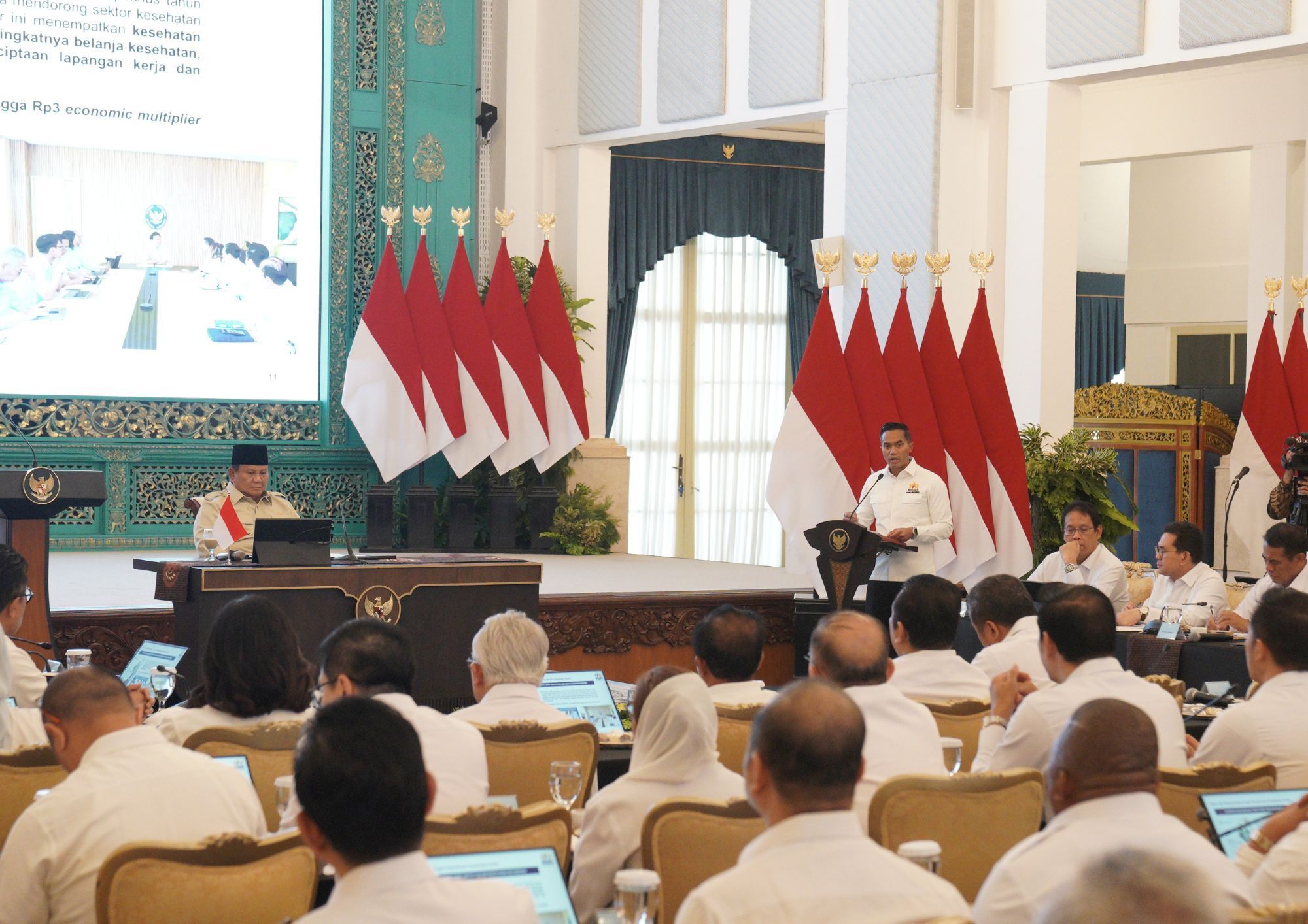 Pertemuan Presiden RI dengan pengusaha kadin pusat dan daerah seluruh indonesia, Istana Negara <b>(Bakom RI)</b>