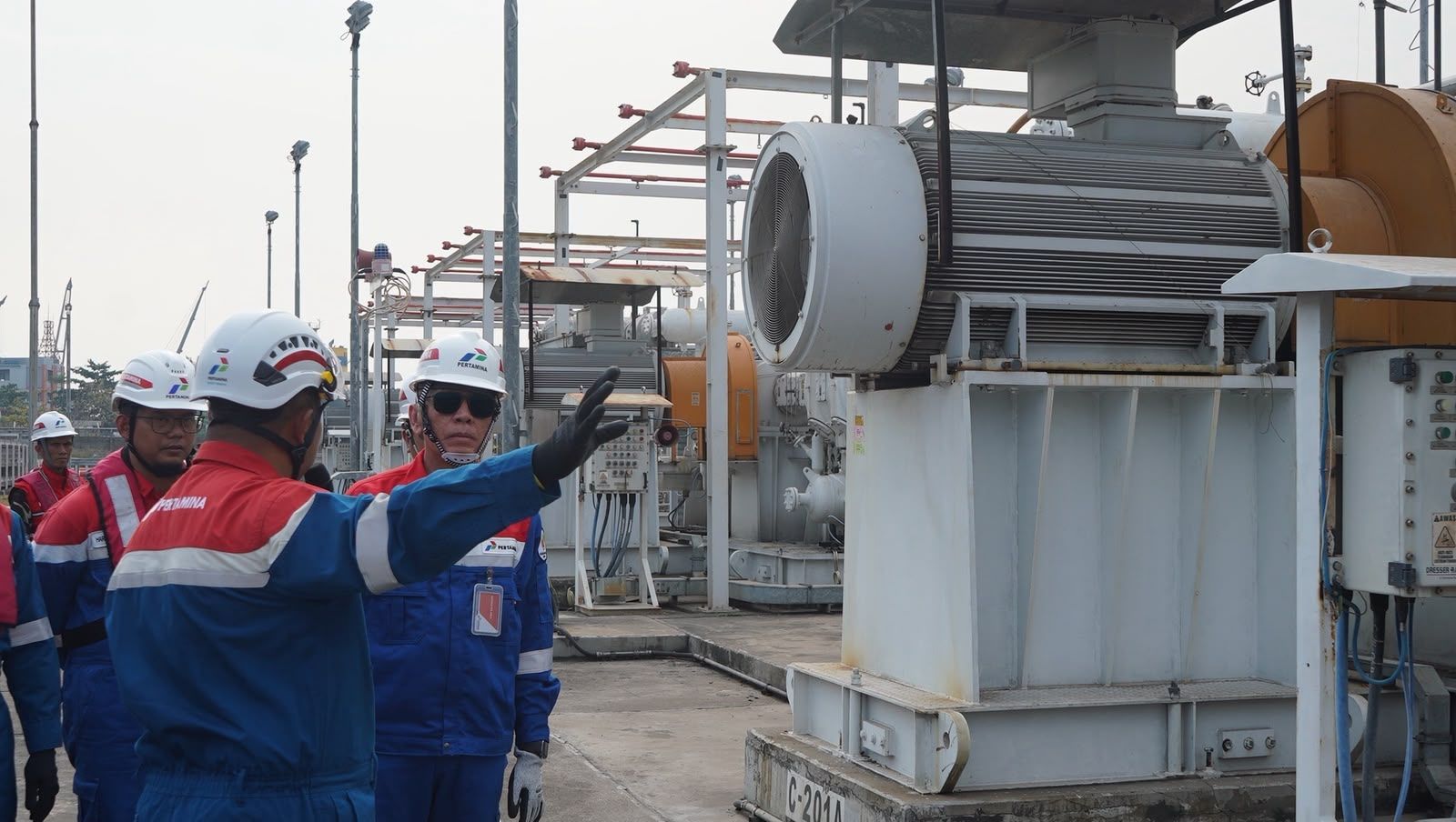 Komisaris Utama PT Pertamina (Persero) Mochamad Iriawan saat melakukan Management Walkthrough di Terminal LPG Tanjung Sekong, Cilegon, Banten, Rabu, 29 Juli 2026. <b>(Pertamina)</b>