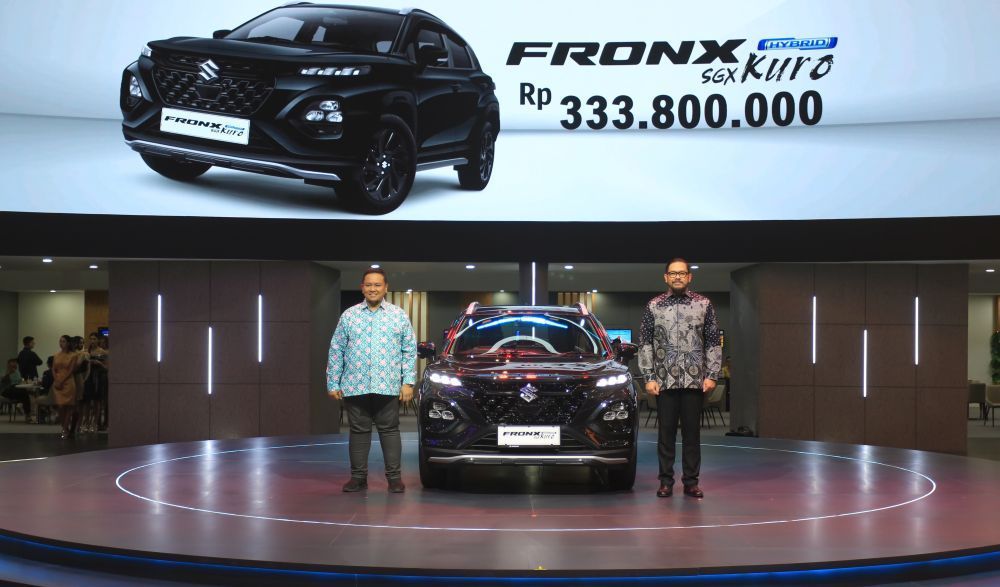 PT Suzuki Indomobil Sales (SIS) meluncurkan Suzuki Fronx SGX Hybrid Kuro di GIIAS 2026. (Foto: Dok/Istimewa/SIS) 