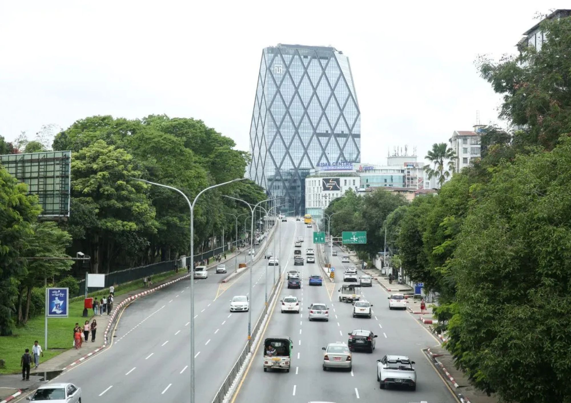 Pemandangan Distrik Hmawbi, Wilayah Yangon, Myanmar. (Xinhua) <b>(Antara)</b>