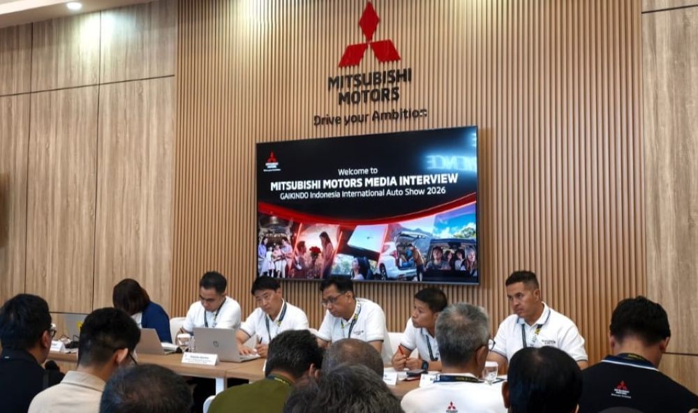 GIIAS 2026 merupakan momentum penting bagi MMKSI untuk semakin mendekatkan Mitsubishi Motors kepada masyarakat Indonesia. (Foto: Adiantoro/NTV)  