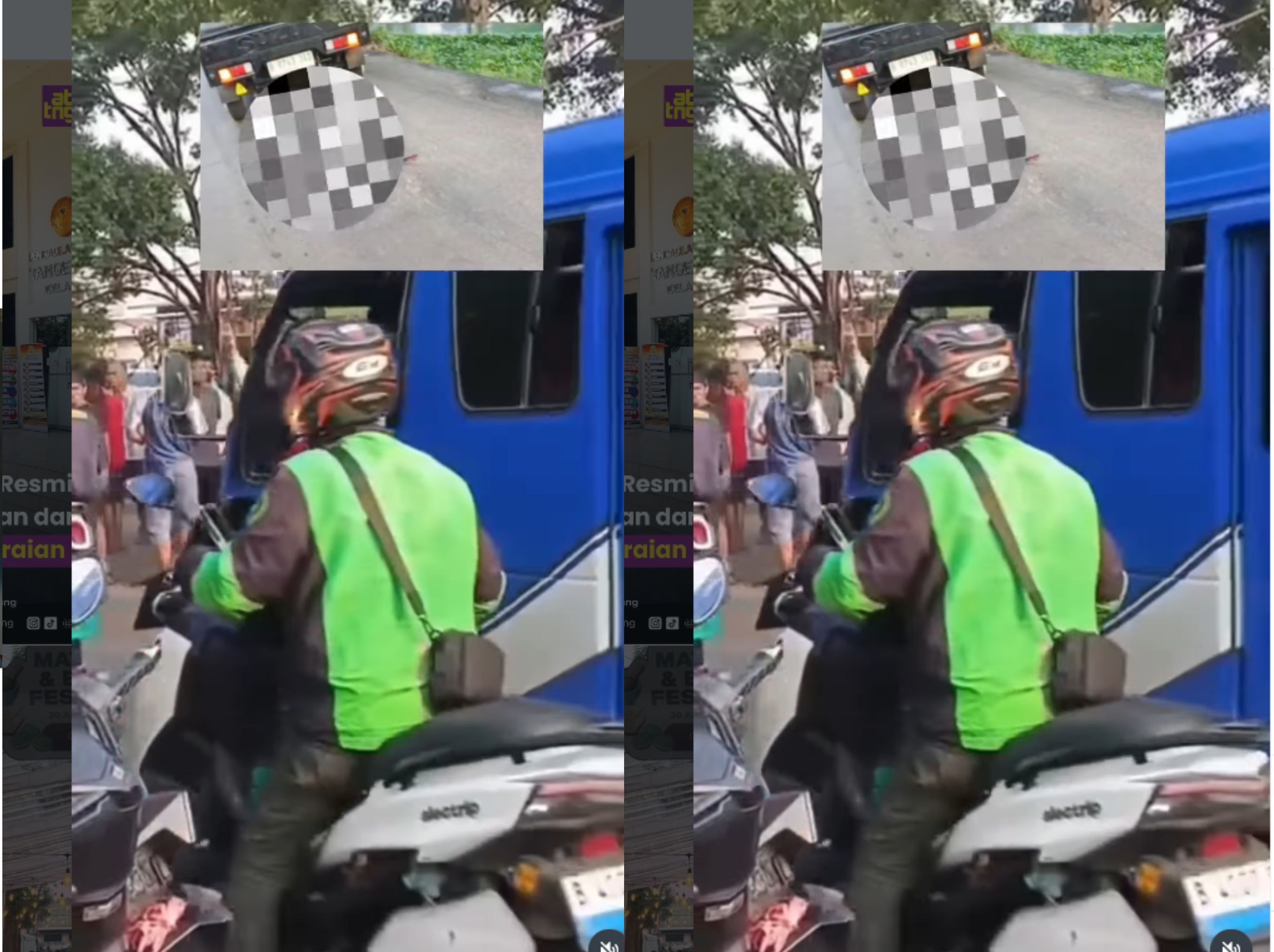 Seorang ibu-ibu meninggal dunia usai terlibat kecelakaan lalu lintas di kawasan pertigaan Pintu Air, Pasar Kebon Besar, Kecamatan Batuceper, Kota Tangerang, pada Rabu (5/8/2026) pagi. <b>(abouttng)</b>