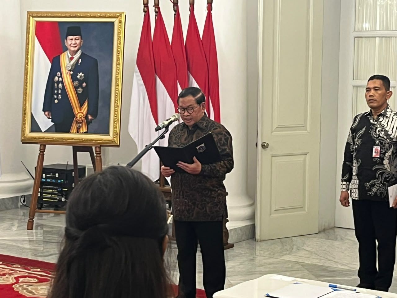 Pramono Kukuhkan 25 Anggota Dewan Kesenian Jakarta <b>(NTVNews.id/Adiansyah)</b>