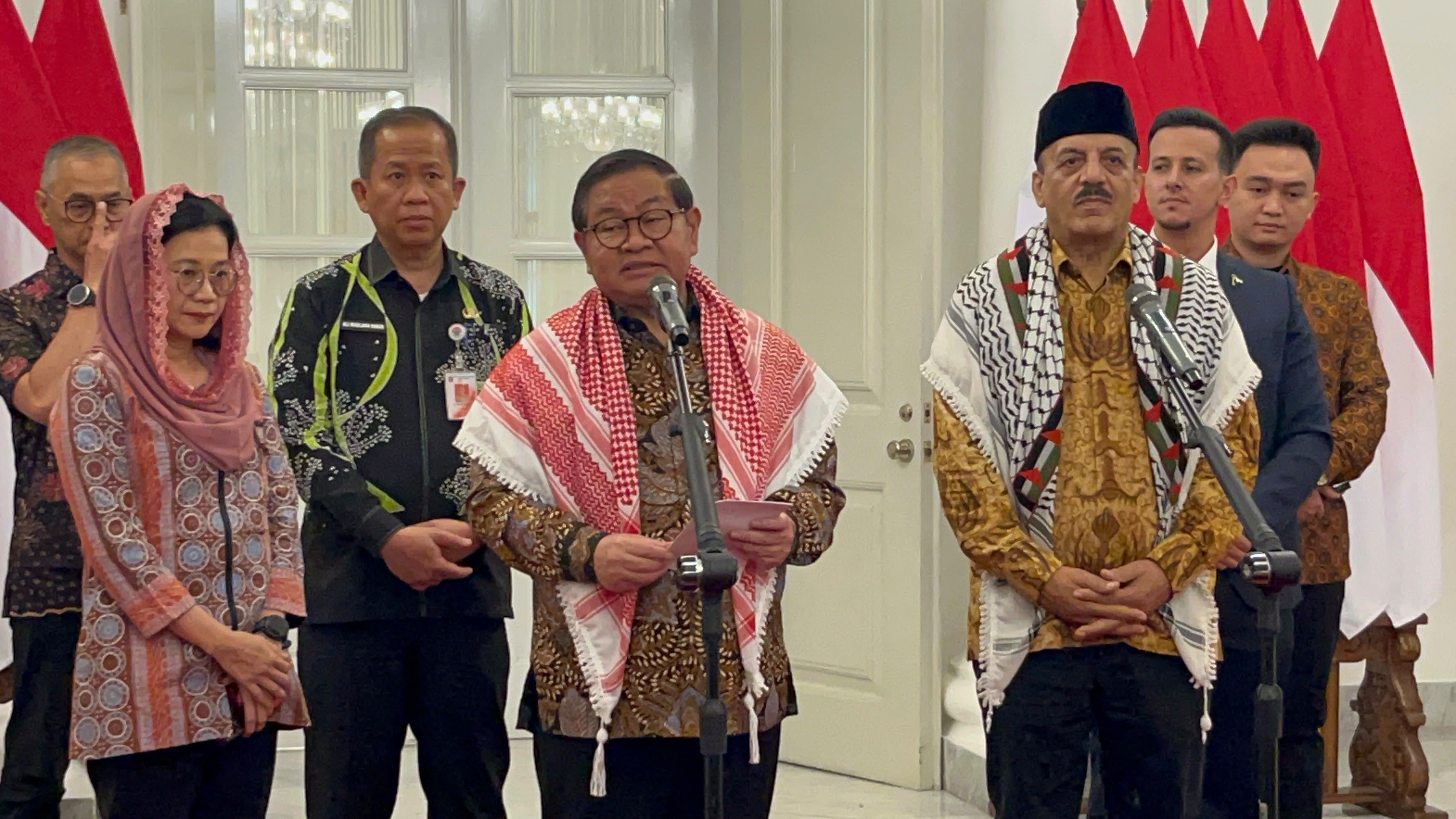 Dubes Palestina Temui Pramono di Balai Kota <b>(NTVNews.id/Adiansyah)</b>