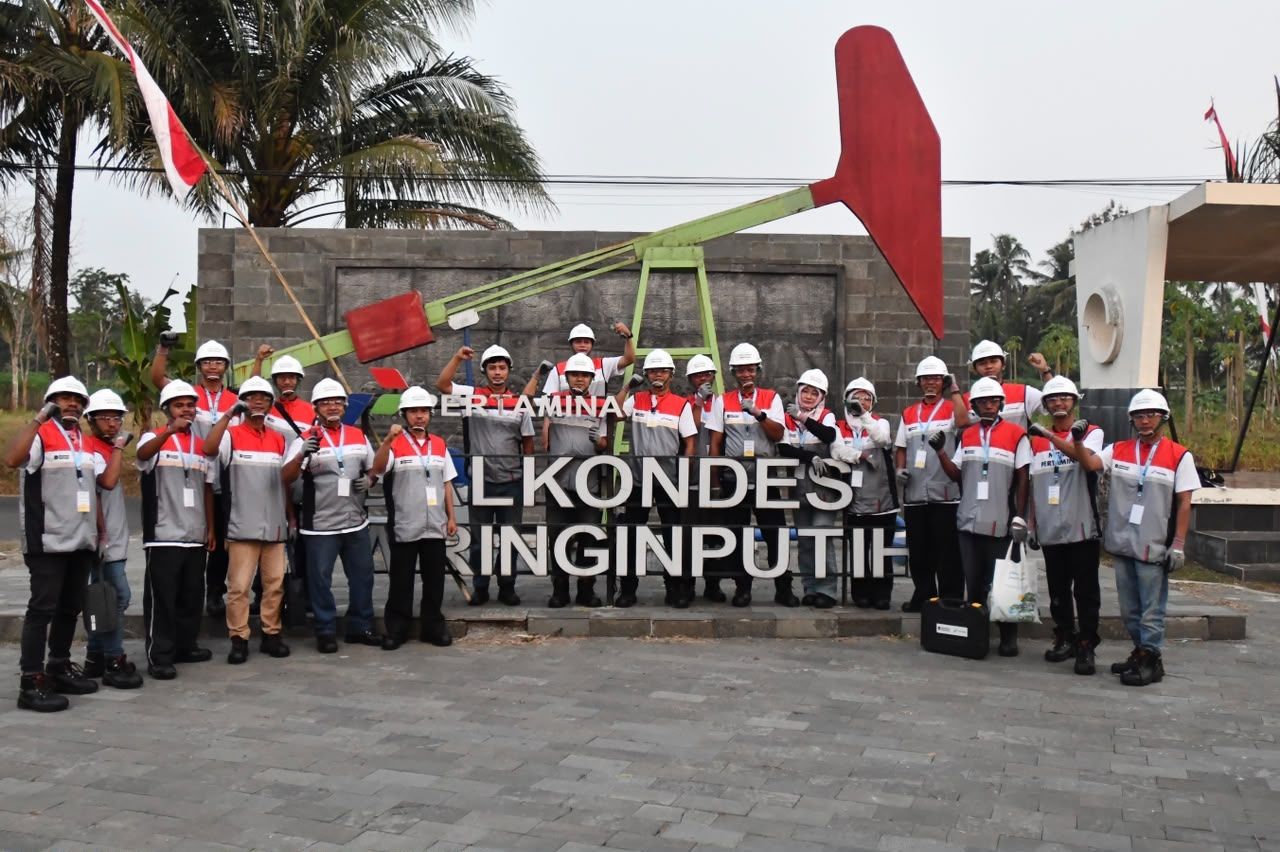 Peserta mengikuti kegiatan Sertifikasi Lokal Hero Program Desa Energi  Berdikari Pertamina yang diselenggarakan di Balkondes Wringin Putih, Borobudur, Magelang, Jawa Tengah pada Kamis (6/8/2026) <b>(Pertamina)</b>