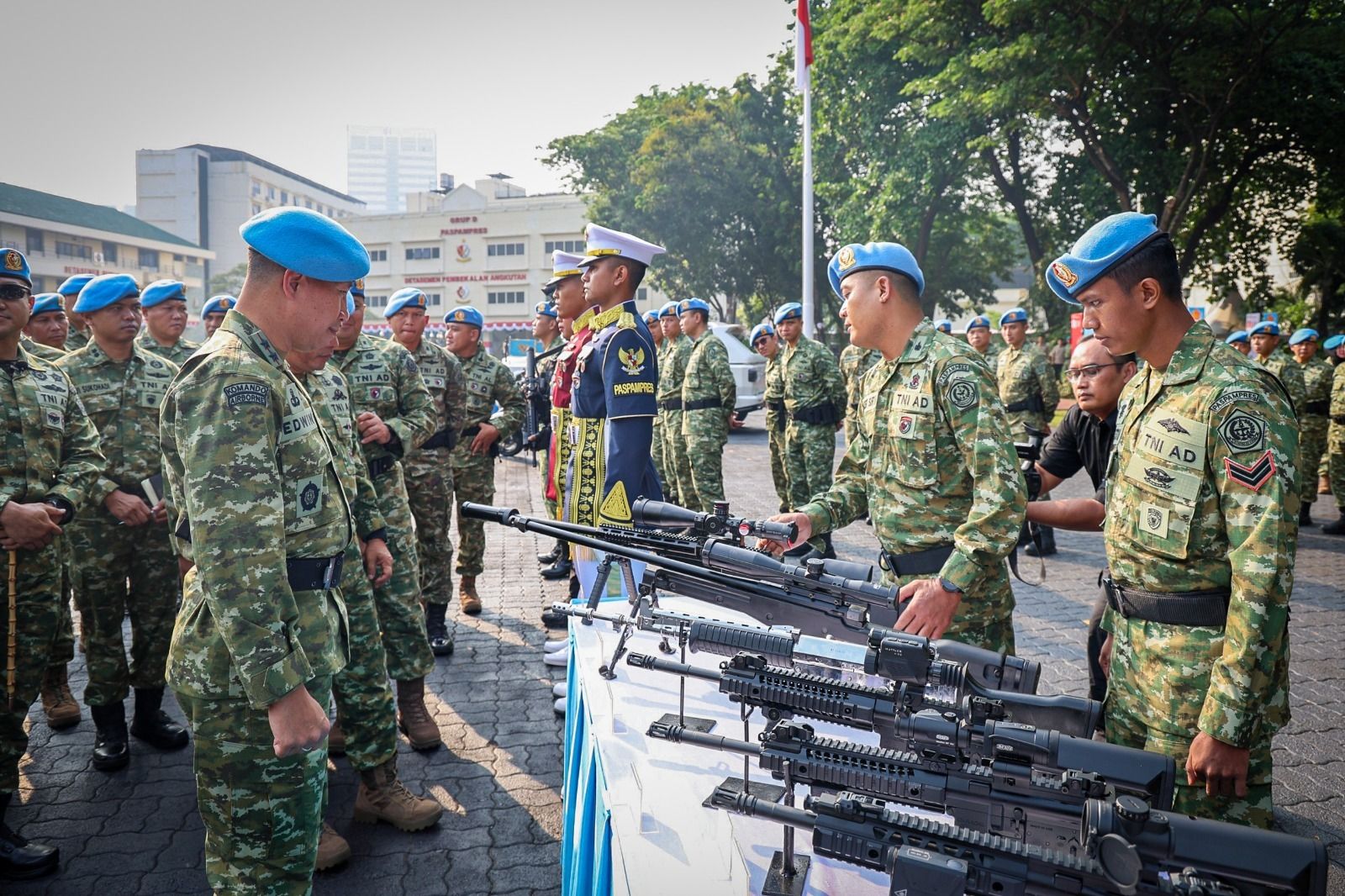 Ribuan Personel dan Alutsista Paspampres Siap Amankan Rangkaian HUT Ke-81 RI.