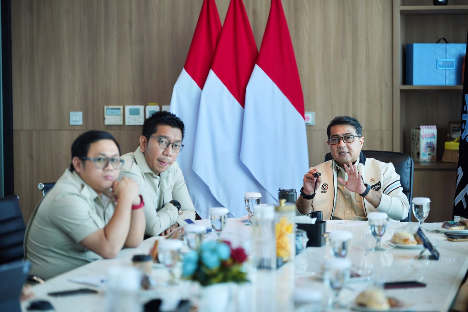 Kementerian Ekraf-Bakom Perkuat Sinergi Komunikasi Pesta Rakyat Dirgahayu Republik Indonesia.
