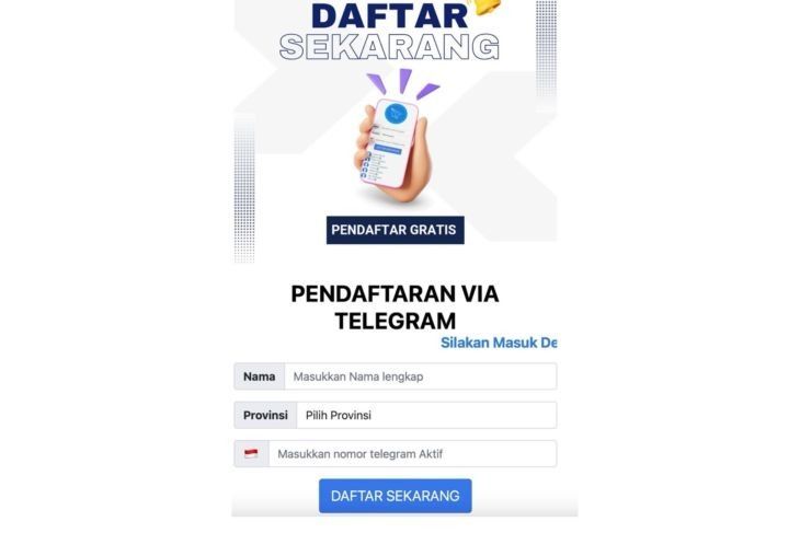 Tangkapan layar tautan yang terdapat di profil Facebook. (Website) <b>(Antara)</b>